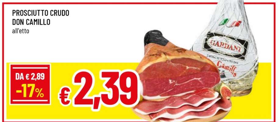 PROSCIUTTO CRUDO DON CAMILLO