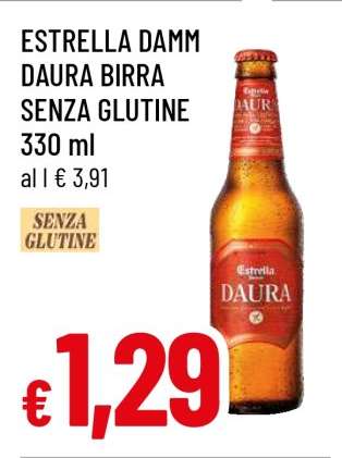 ESTRELLA DAMM DAURA BIRRA SENZA GLUTINE