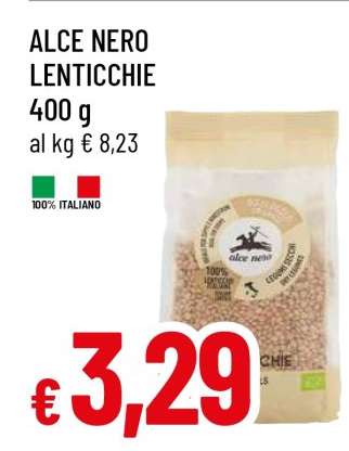 ALCE NERO LENTICCHIE