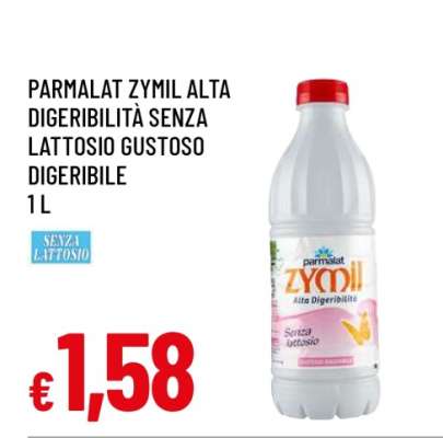 Parmalat Zymil Alta Digeribilità Senza Lattosio Gustoso Digeribile