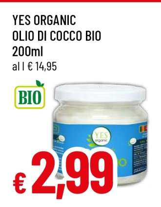 YES ORGANIC OLIO DI COCCO BIO