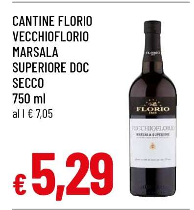 CANTINE FLORIO VECCHIOFLORIO MARSALA SUPERIORE DOC SECCO