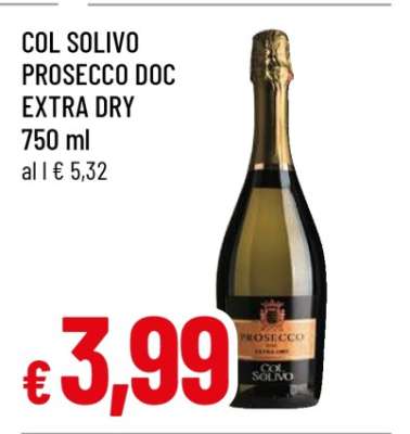 COL SOLIVO PROSECCO DOC EXTRA DRY