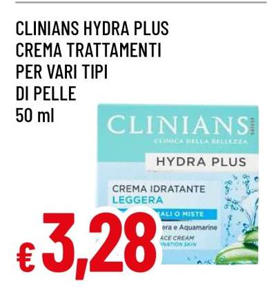 Clinians Hydra Plus Crema Trattamenti