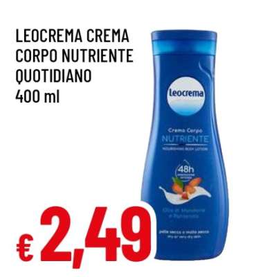 LEOCREMA CREMA CORPO NUTRIENTE QUOTIDIANO 400 ml