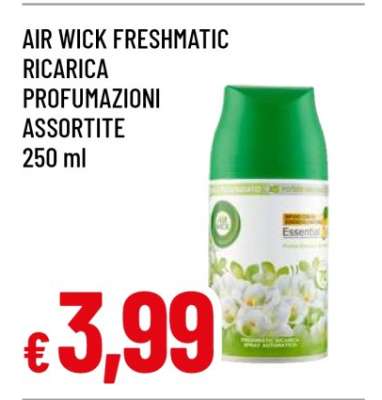 AIR WICK FRESHMATIC RICARICA PROFUMAZIONI ASSORTITE