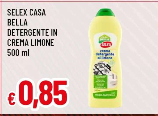 SELEX CASA BELLA DETERGENTE IN CREMA LIMONE