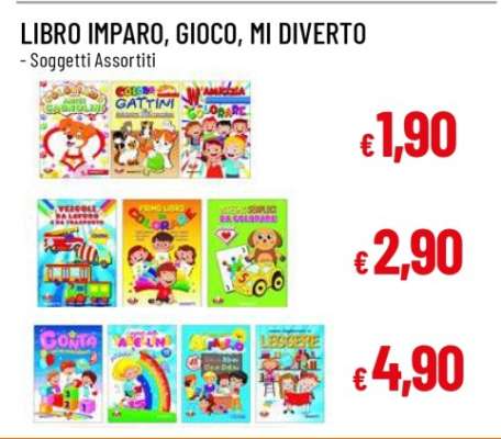 LIBRO IMPARO, GIOCO, MI DIVERTO