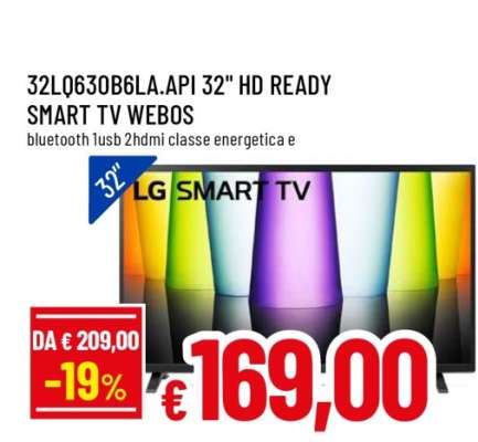 32LQ630B6LA.API 32" HD READY SMART TV WEBOS