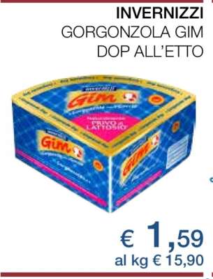 INVERNIZZI GORGONZOLA GIM DOP ALL’ETTO