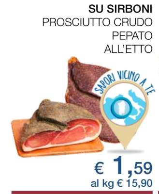 SU SIRBONI PROSCIUTTO CRUDO PEPATO