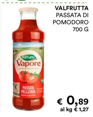 VALFRUTTA PASSATA DI POMODORO 700 G