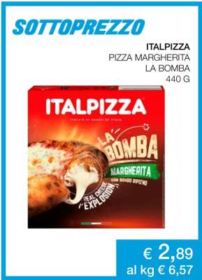ITALPIZZA PIZZA MARGHERITA LA BOMBA