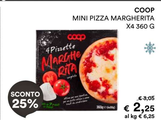 COOP MINI PIZZA MARGHERITA