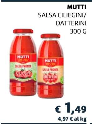 MUTTI SALSA CILIEGINI/DATTERINI