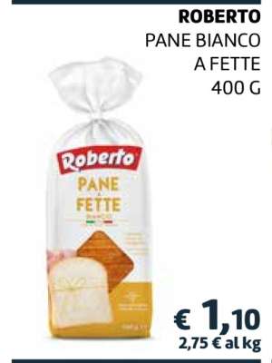 ROBERTO PANE BIANCO A FETTE