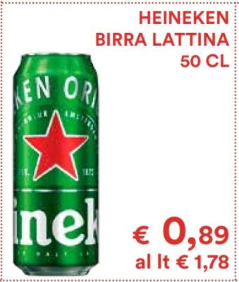 HEINEKEN BIRRA LATTINA