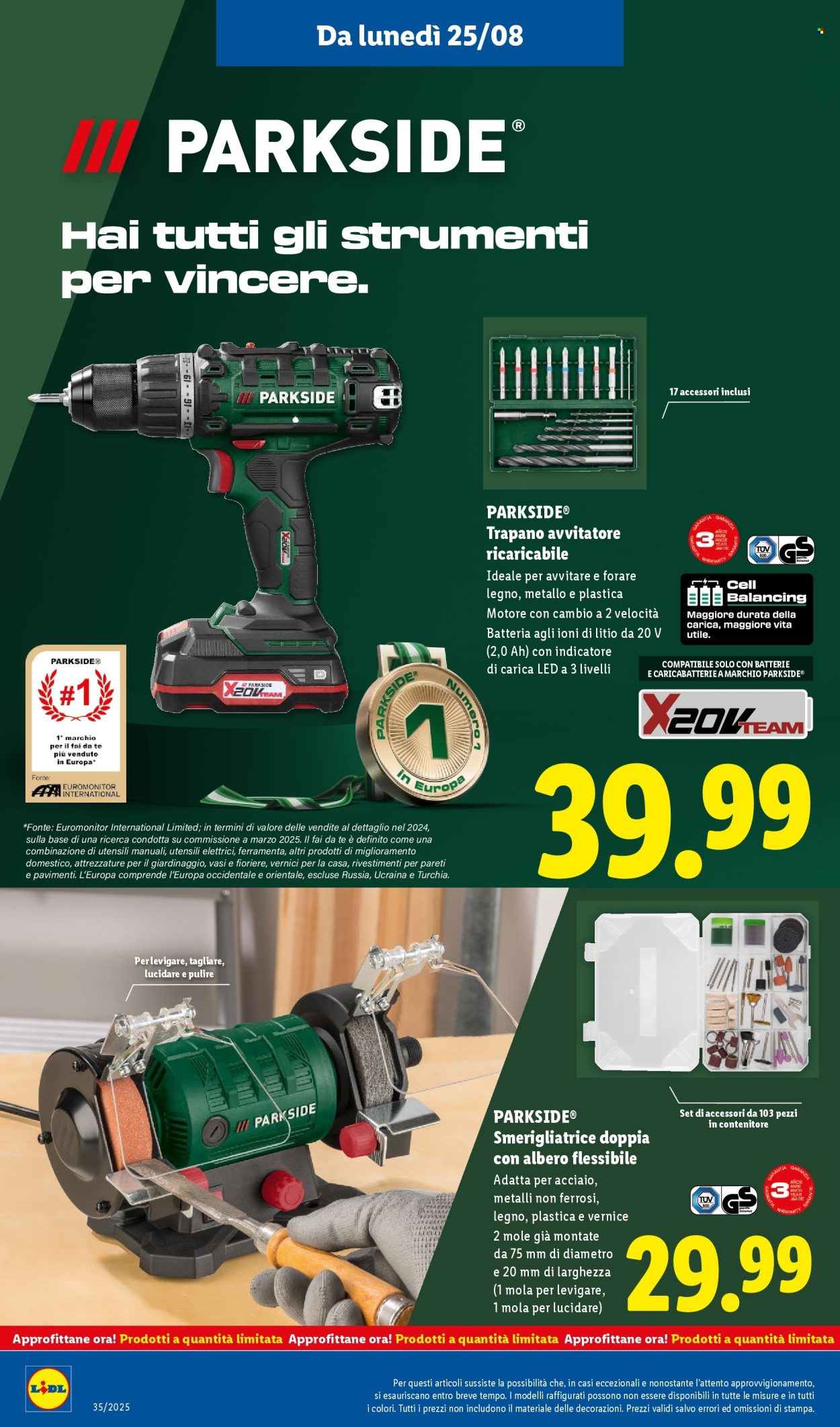 Volantino Lidl - 25/8/2025 - 31/8/2025. Pagina 30