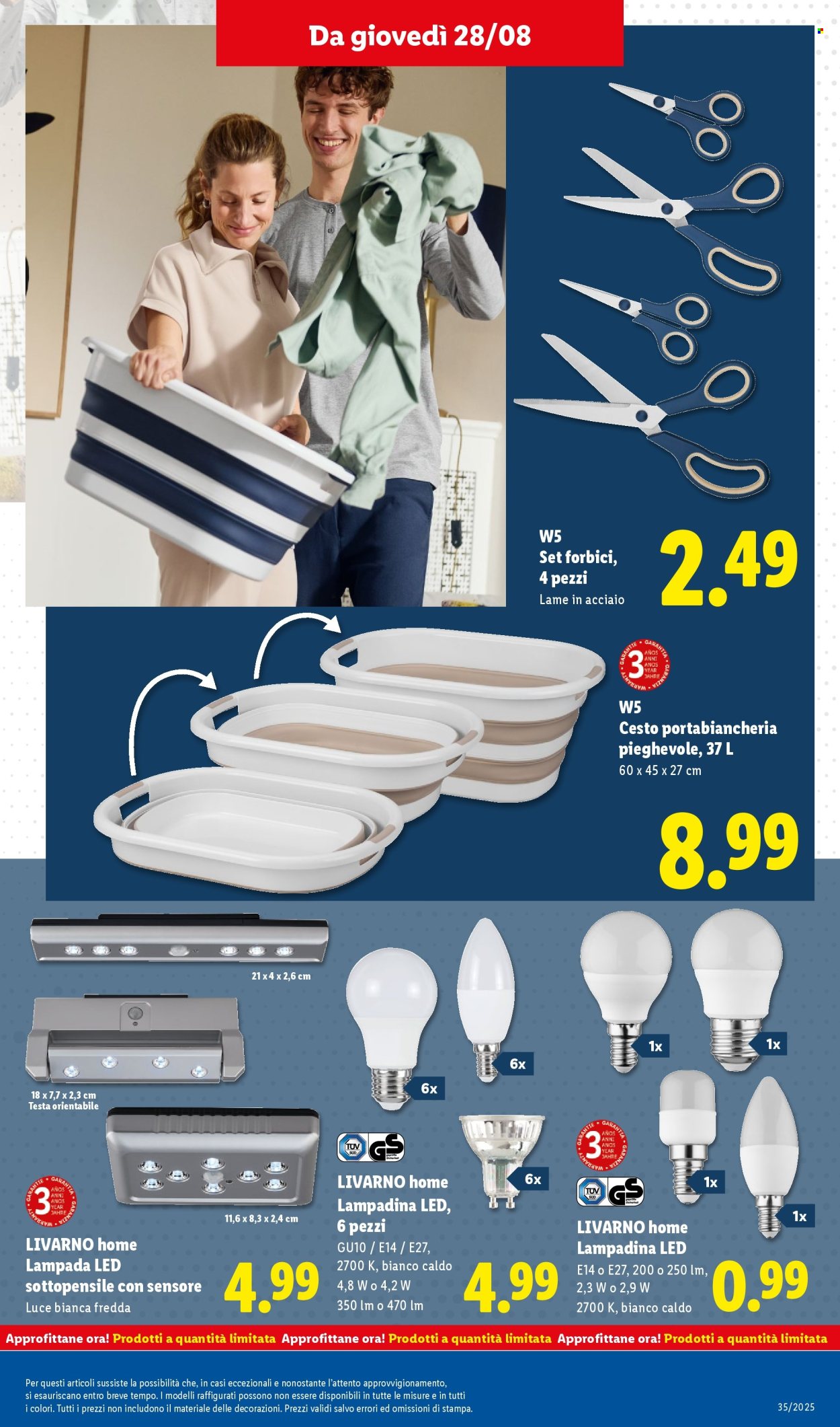 Volantino Lidl - 25/8/2025 - 31/8/2025. Pagina 47