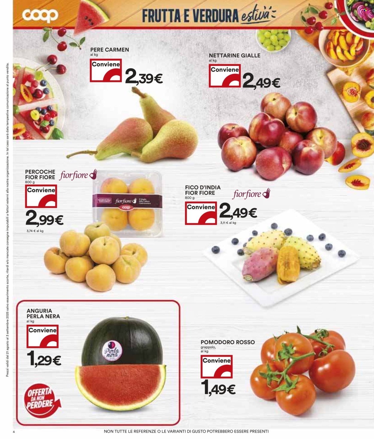 Volantino Coop - 21/8/2025 - 3/9/2025. Pagina 4