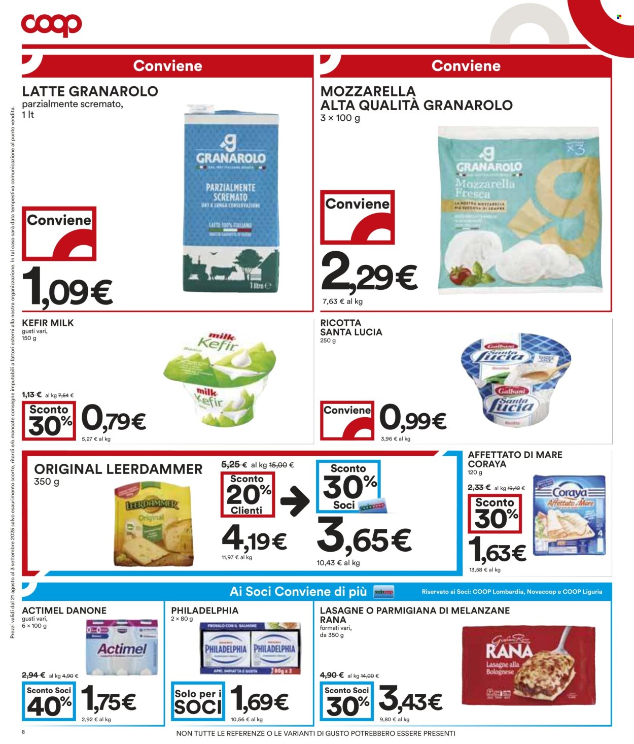 Volantino Coop - 21/8/2025 - 3/9/2025. Pagina 8