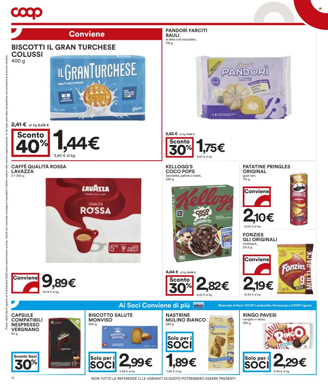 Volantino Coop - 21/8/2025 - 3/9/2025. Pagina 10
