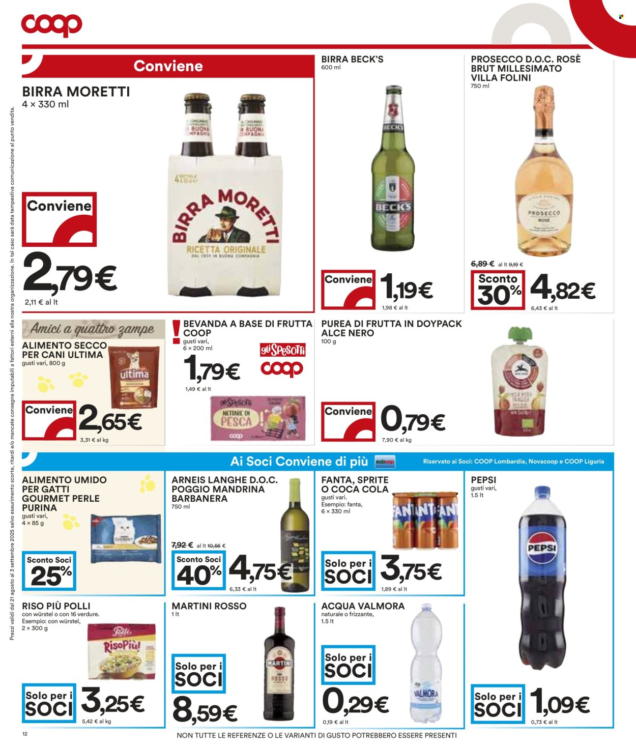 Volantino Coop - 21/8/2025 - 3/9/2025. Pagina 12