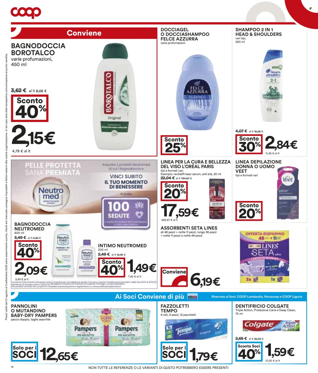 Volantino Coop - 21/8/2025 - 3/9/2025. Pagina 14
