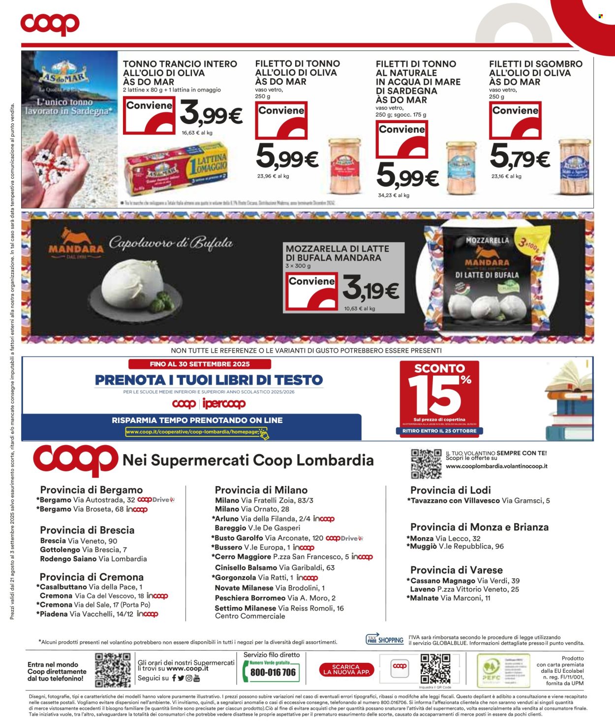 Volantino Coop - 21/8/2025 - 3/9/2025. Pagina 20