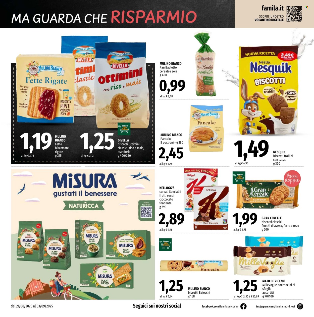 Volantino Famila - 21/8/2025 - 3/9/2025. Pagina 12