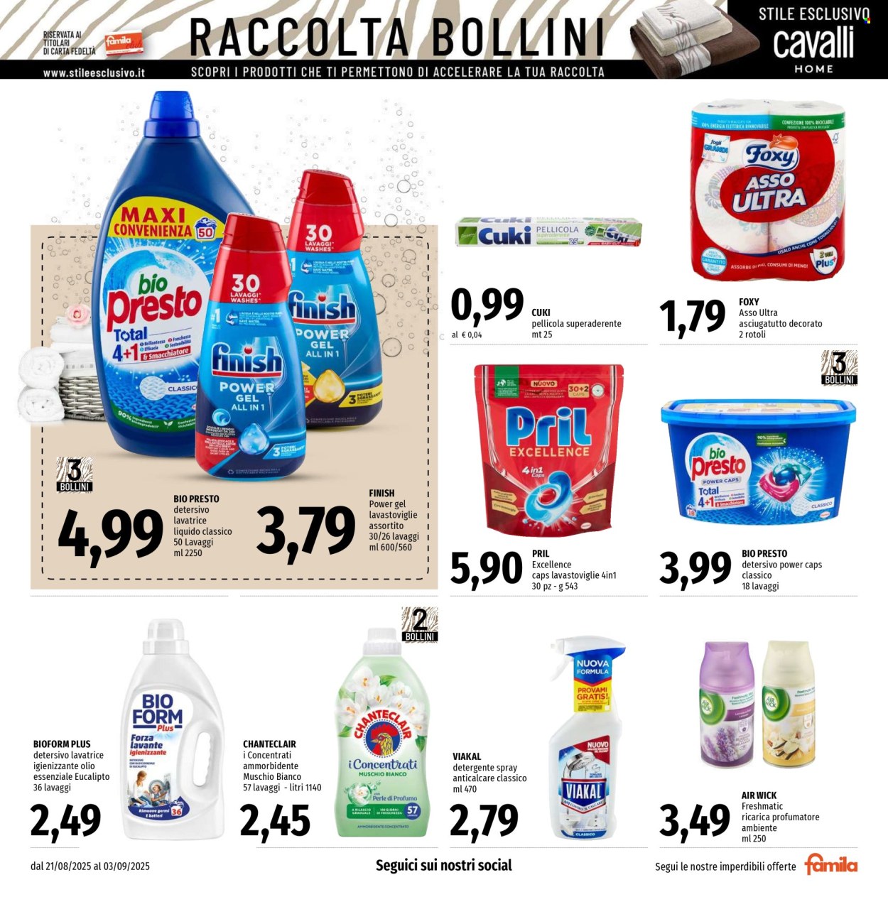 Volantino Famila - 21/8/2025 - 3/9/2025. Pagina 17