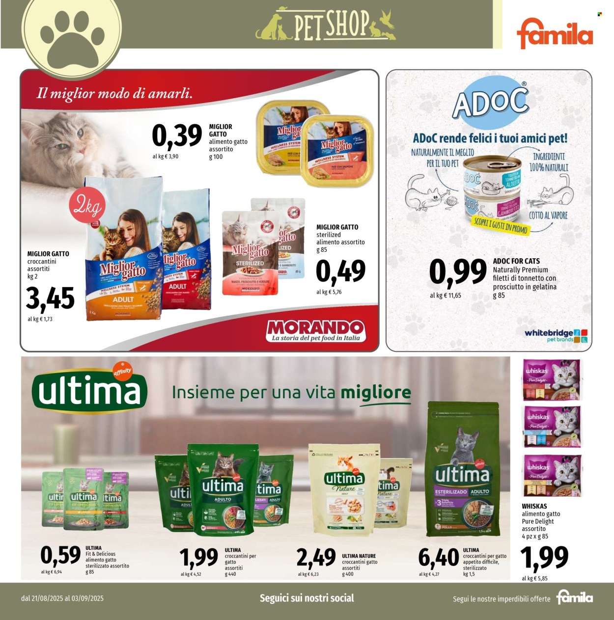Volantino Famila - 21/8/2025 - 3/9/2025. Pagina 19