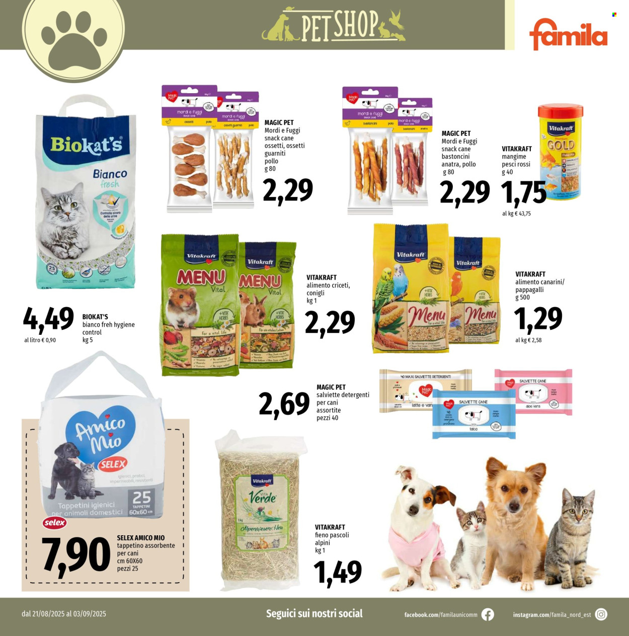 Volantino Famila - 21/8/2025 - 3/9/2025. Pagina 20