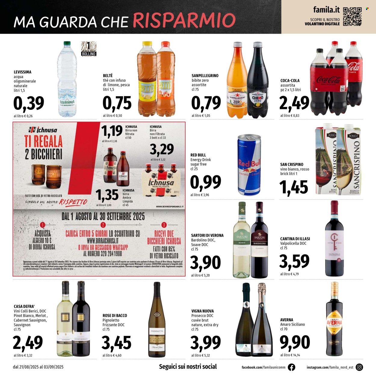 Volantino Famila - 21/8/2025 - 3/9/2025. Pagina 14