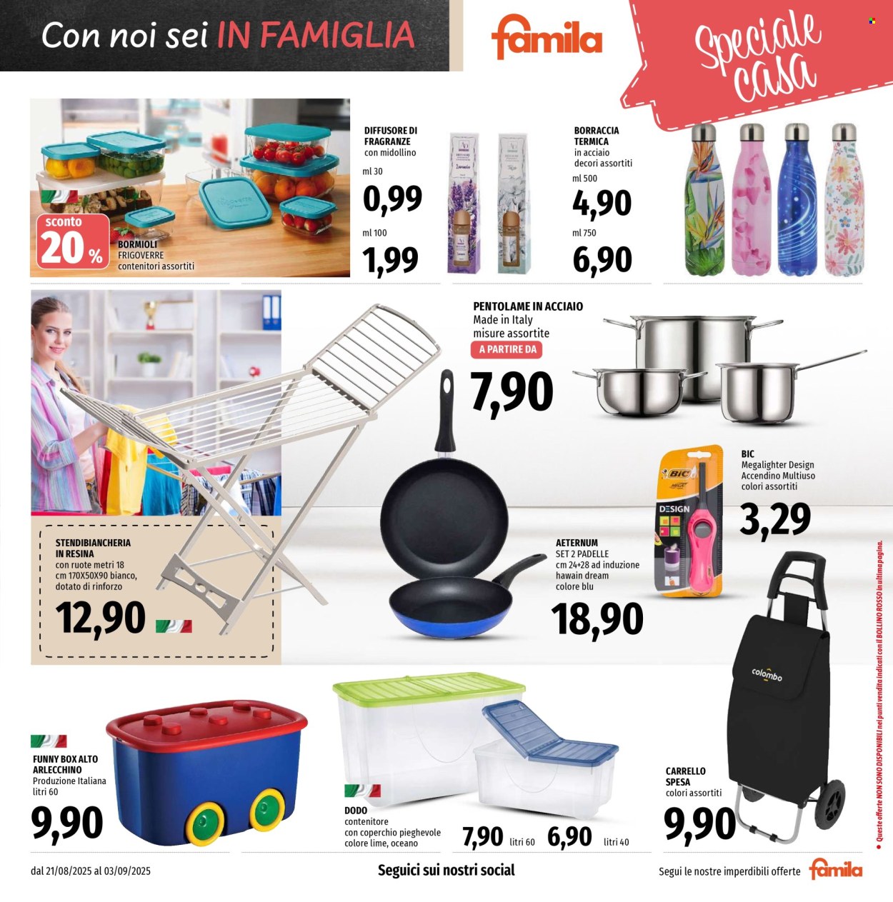 Volantino Famila - 21/8/2025 - 3/9/2025. Pagina 21