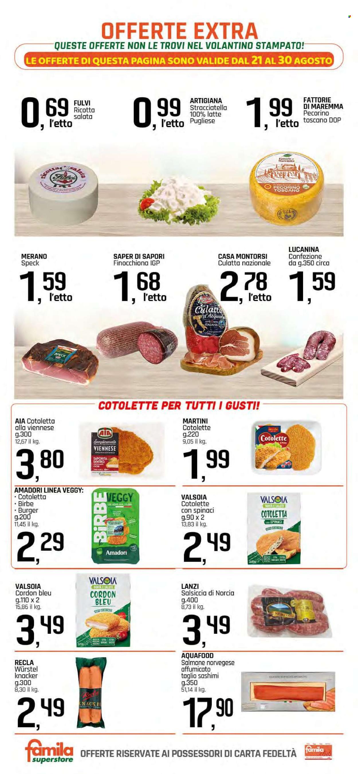 Volantino Famila - 21/8/2025 - 30/8/2025. Pagina 18