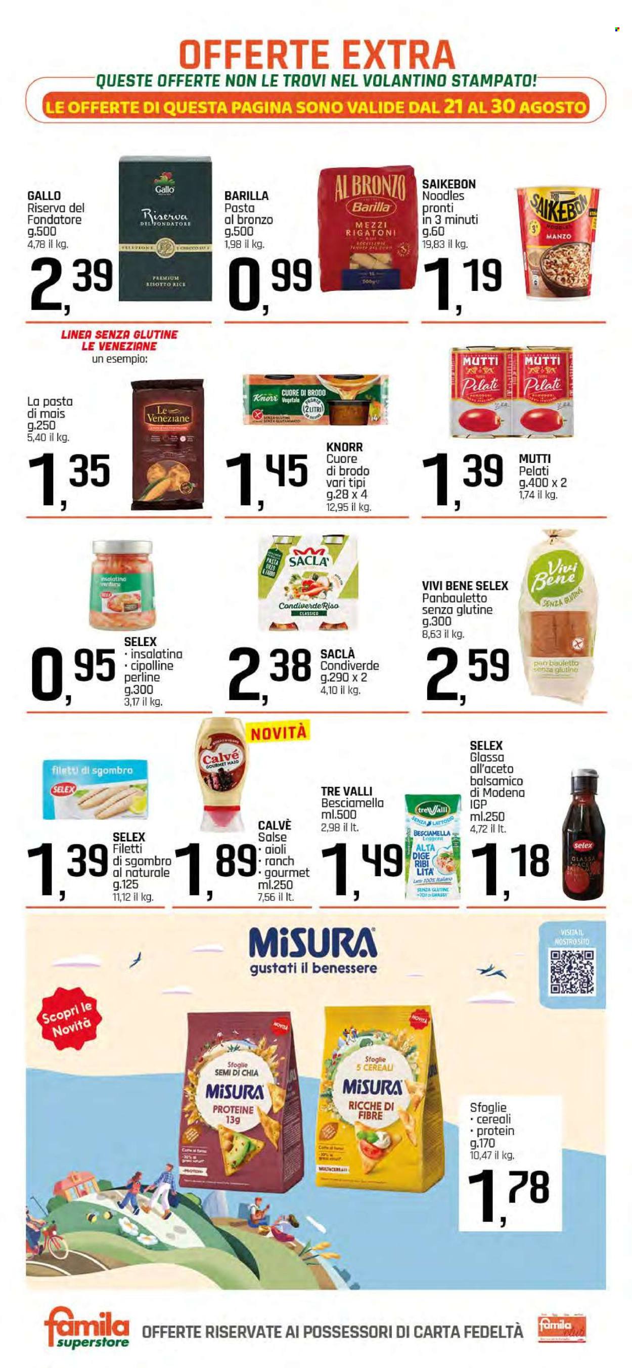 Volantino Famila - 21/8/2025 - 30/8/2025. Pagina 21