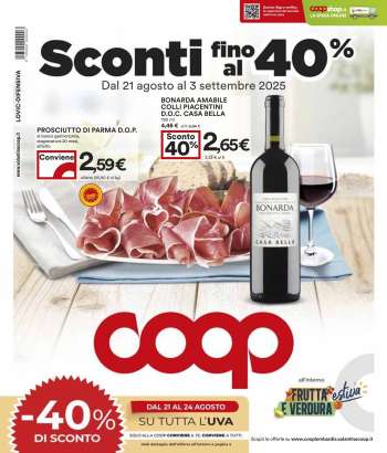 Volantino Coop - 21/8/2025 - 3/9/2025.