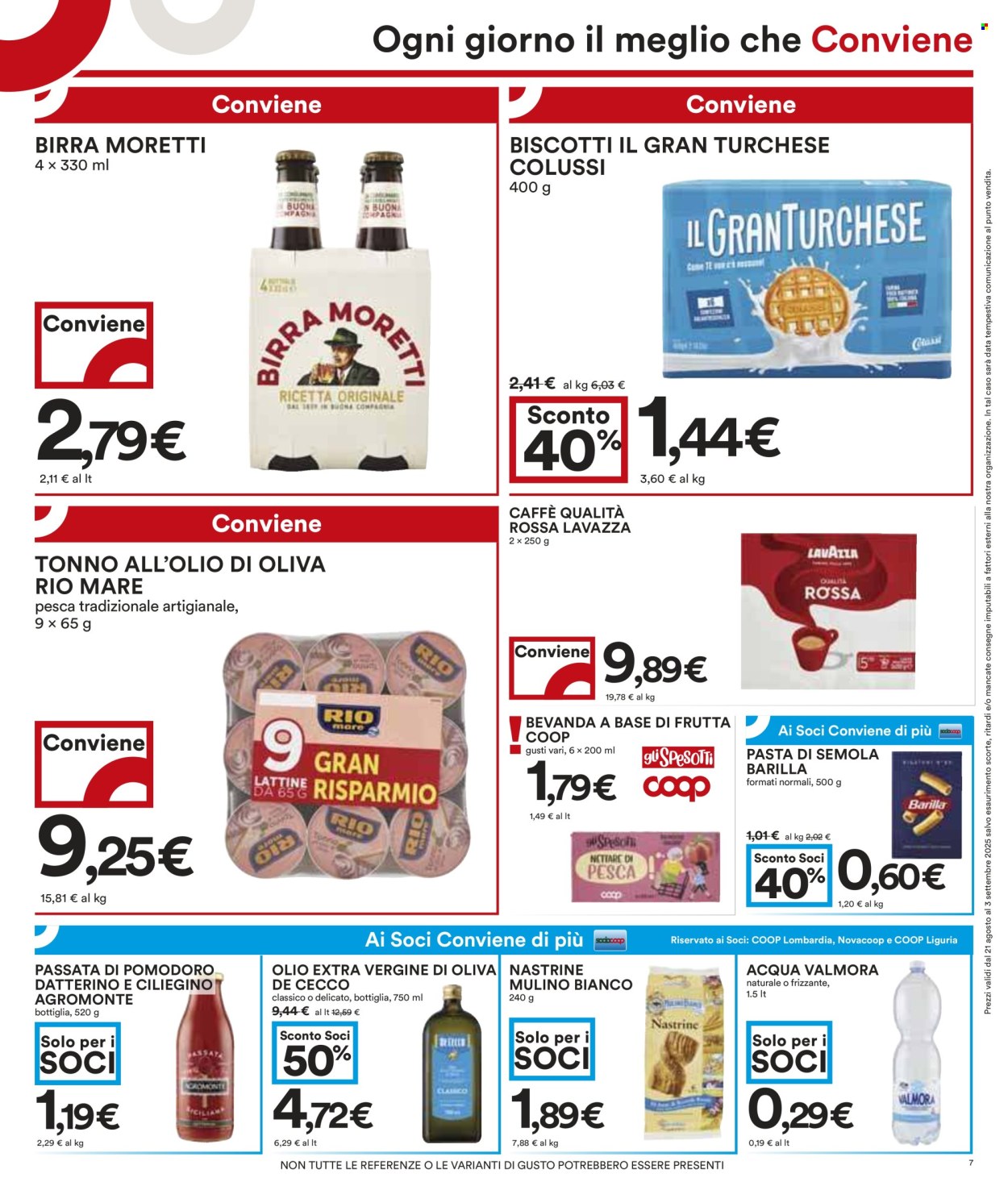 Volantino Coop - 21/8/2025 - 3/9/2025. Pagina 7