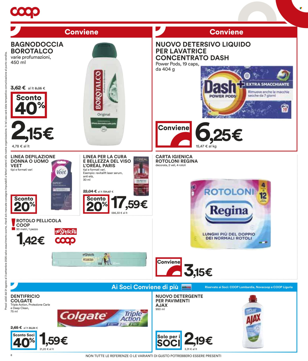 Volantino Coop - 21/8/2025 - 3/9/2025. Pagina 8