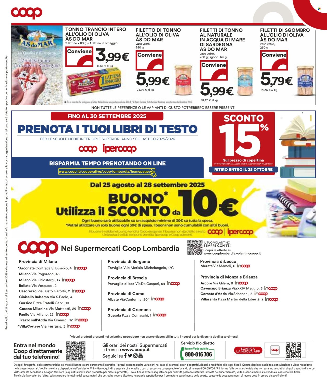 Volantino Coop - 21/8/2025 - 3/9/2025. Pagina 12
