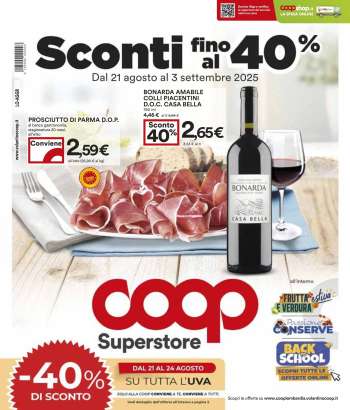 Volantino Coop - 21/8/2025 - 3/9/2025.