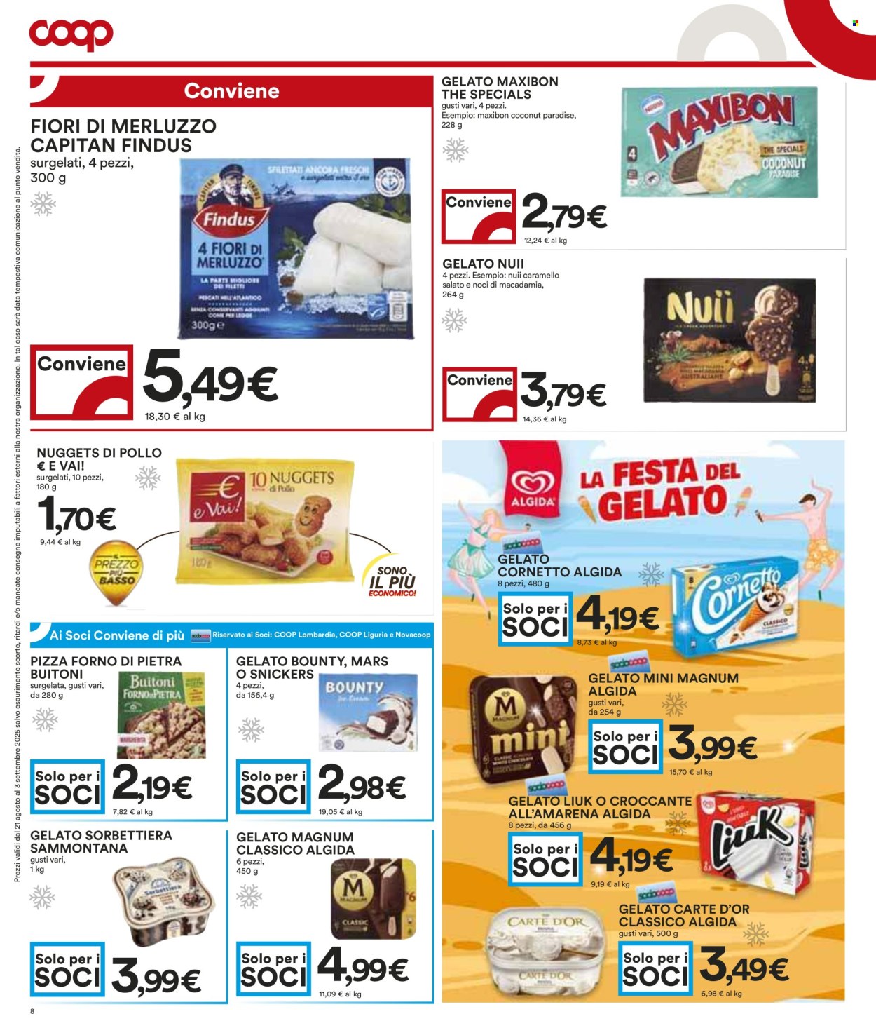 Volantino Coop - 21/8/2025 - 3/9/2025. Pagina 8