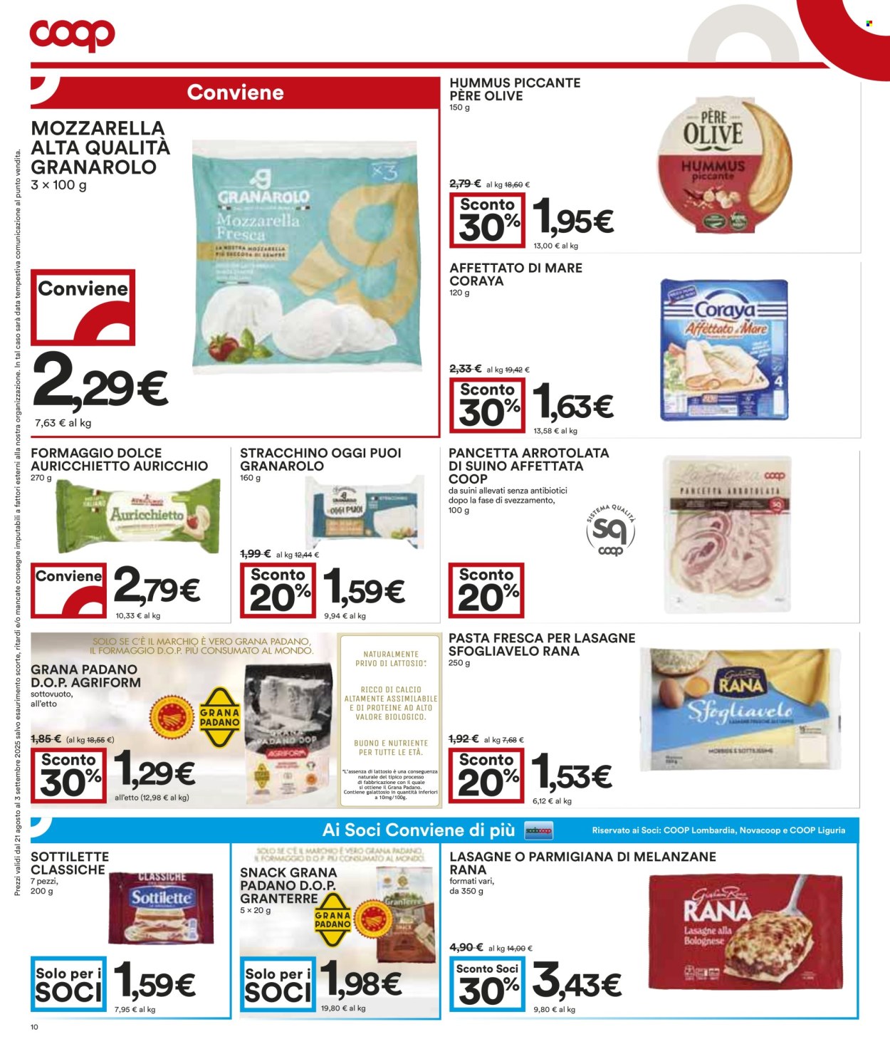 Volantino Coop - 21/8/2025 - 3/9/2025. Pagina 10