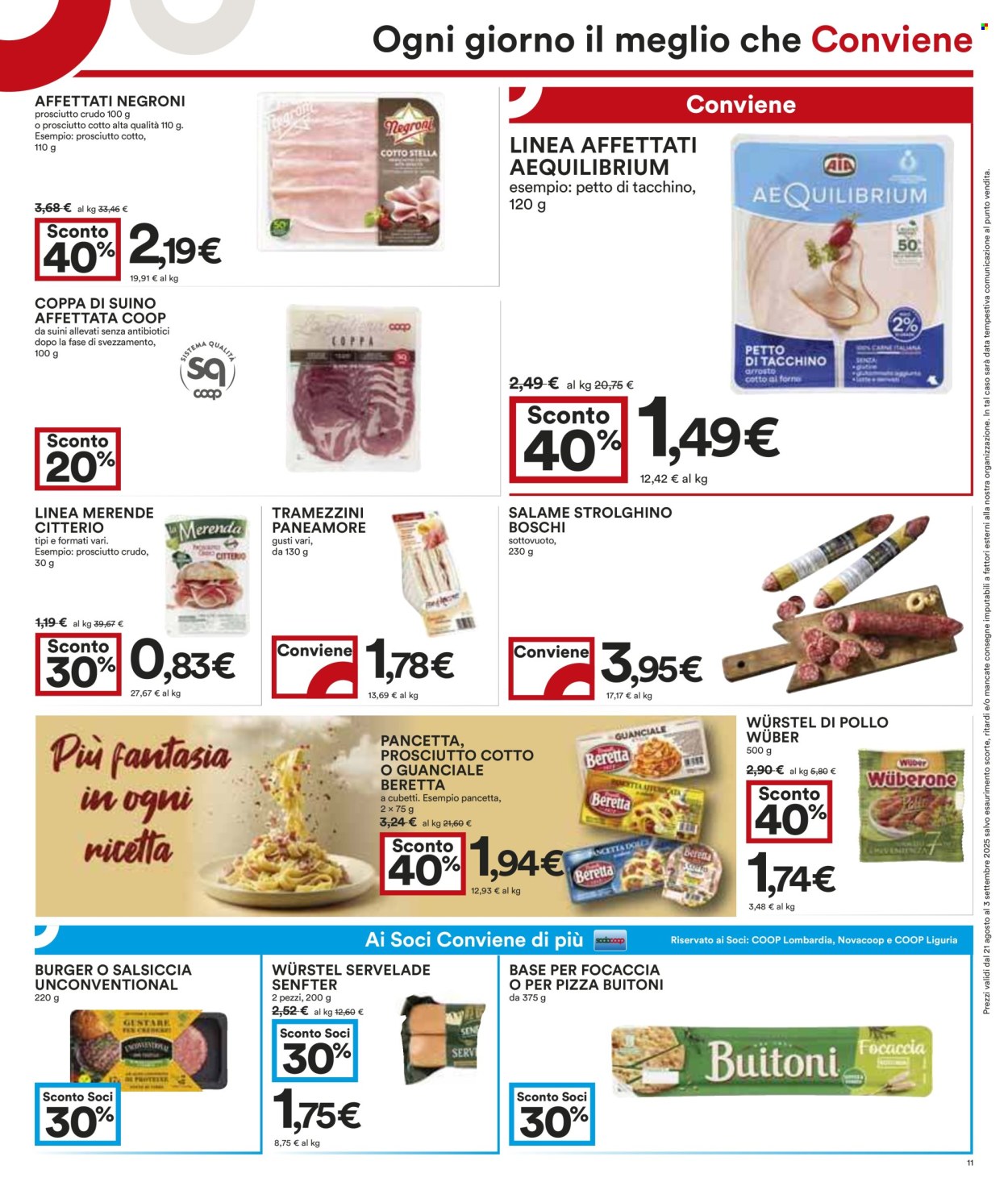 Volantino Coop - 21/8/2025 - 3/9/2025. Pagina 11