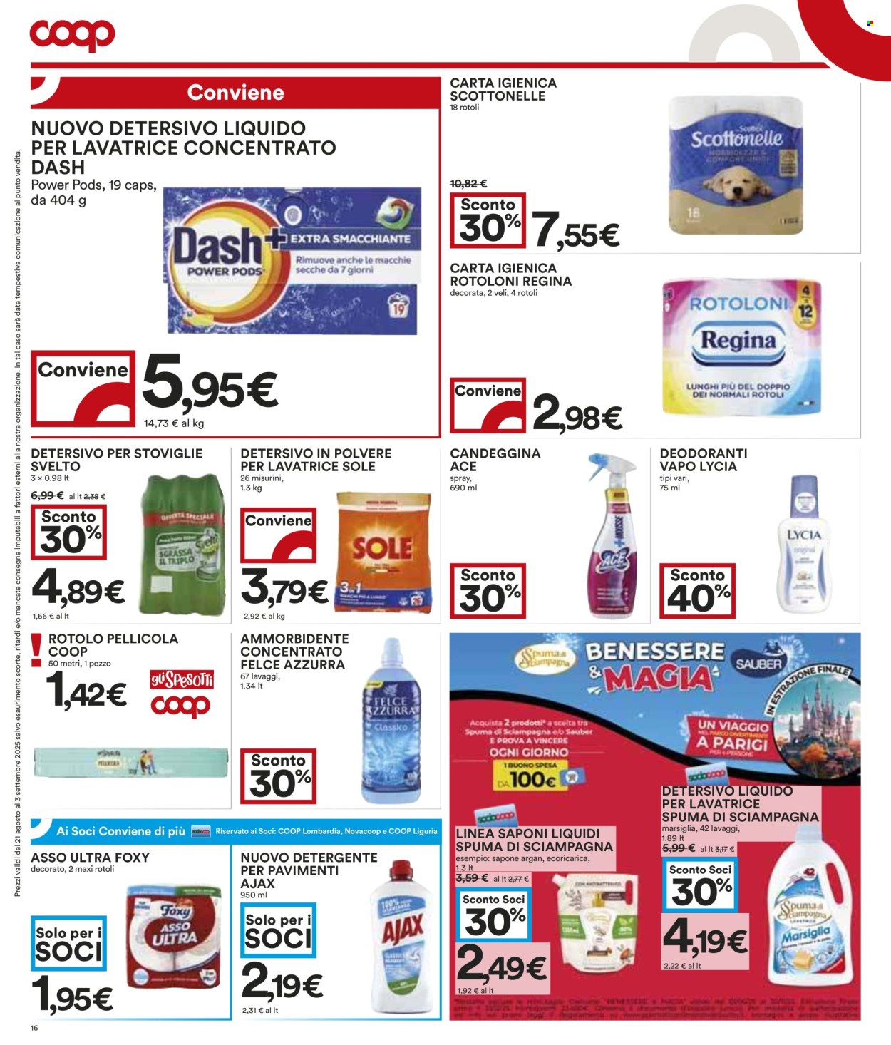 Volantino Coop - 21/8/2025 - 3/9/2025. Pagina 16