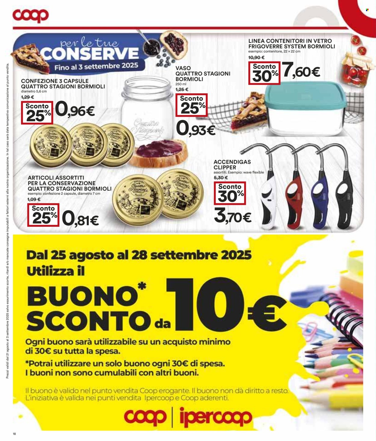 Volantino Coop - 21/8/2025 - 3/9/2025. Pagina 18