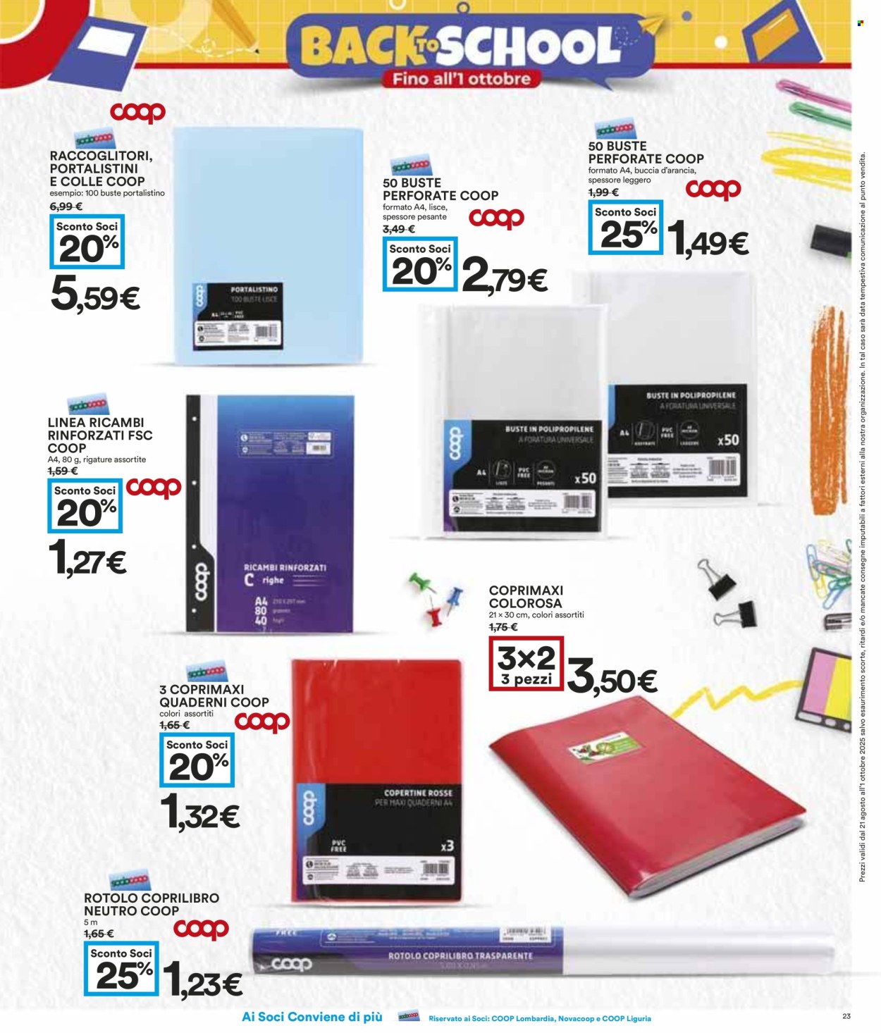 Volantino Coop - 21/8/2025 - 3/9/2025. Pagina 23