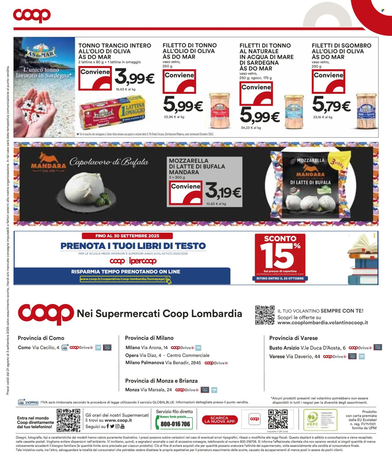 Volantino Coop - 21/8/2025 - 3/9/2025. Pagina 29