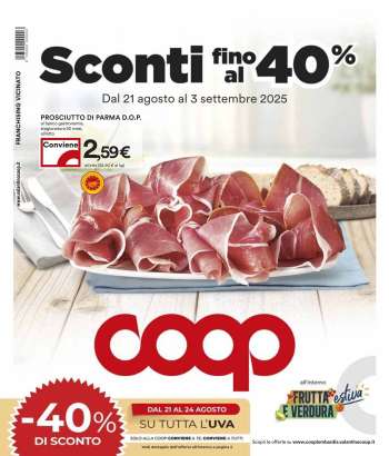 Volantino Coop - 21/8/2025 - 3/9/2025.